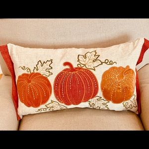 Orange Pumpkin Pillow Cover